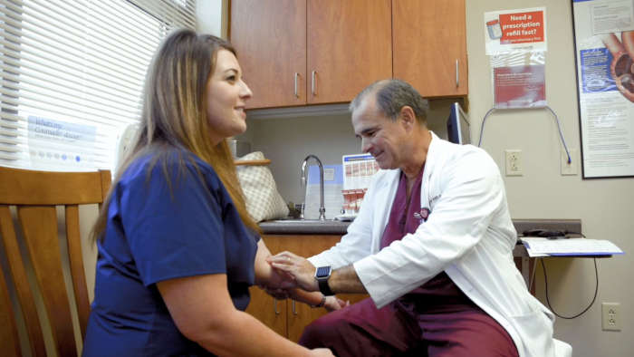 Dr. Karan Reddy and Randall Caswell