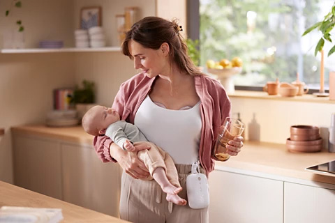 How to manage a cluster feeding infant