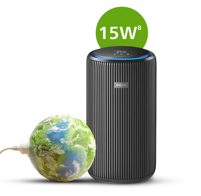 Philips Air Purifier with globe connected to wire